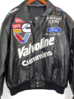 Mark Martin Valvoline Cummins NASCAR Leather Jacket