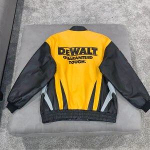 Matt Kenseth Dewalt Yellow Leather Jacket