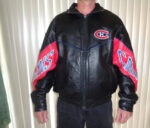Montreal Canadiens Black NHL Leather Jacket