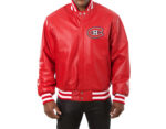 Montreal Canadiens Red NHL Leather Jacket