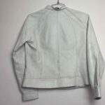 NASCAR Dale Earnhardt 3 White Vintage Leather Jacket