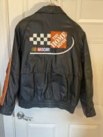 NASCAR Tony Stewart 20 Racing Black Leather Jacket