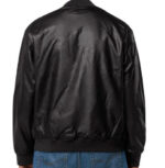 NFL Dallas Cowboys Black Leather Varsity Jacket