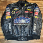 Nascar Jimmie Johnson Lowes Leather Racing Jacket