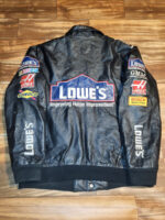 Nascar Jimmie Johnson Lowes Leather Racing Jacket