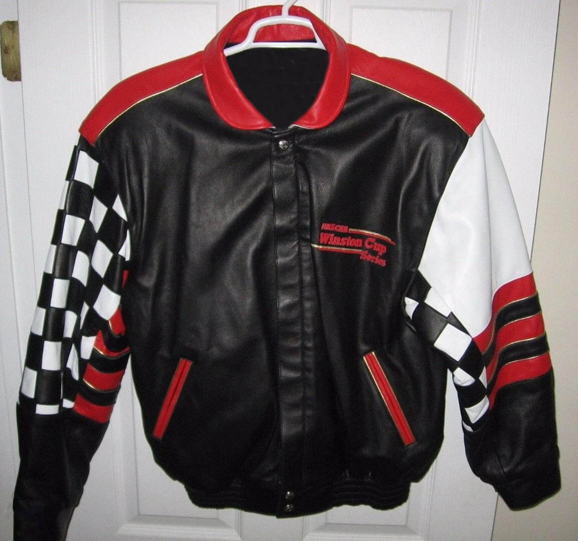 Nascar The Winston Cup Series leather jacket (1) Nascar The Winston Cup Series leather jacket