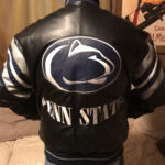 Penn State Nittany Lions Tricolor Leather Jacket