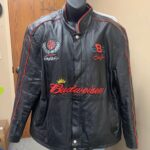 Vintage Dale Earnhardt Jr Budweiser Leather Jacket