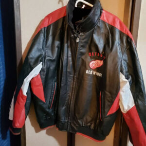 Vintage Detroit Red Wings Baseball Leather Jacket