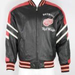 Vintage Detroit Red Wings Baseball Leather Jacket