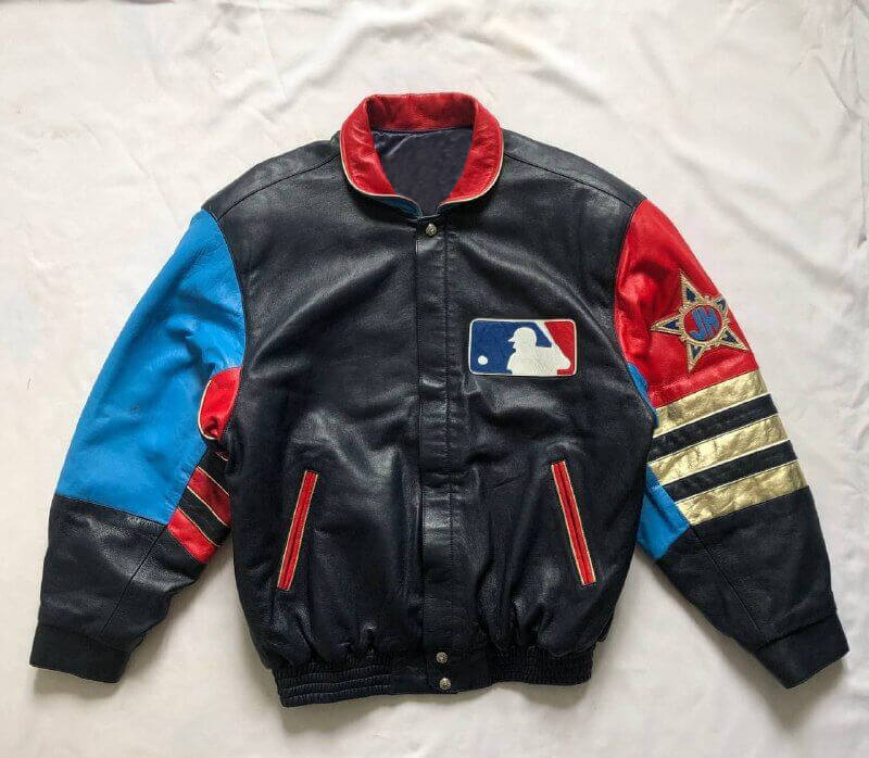 Vintage MLB World Series 1993 Leather Jacket (1) Vintage MLB World Series 1993 Leather Jacket