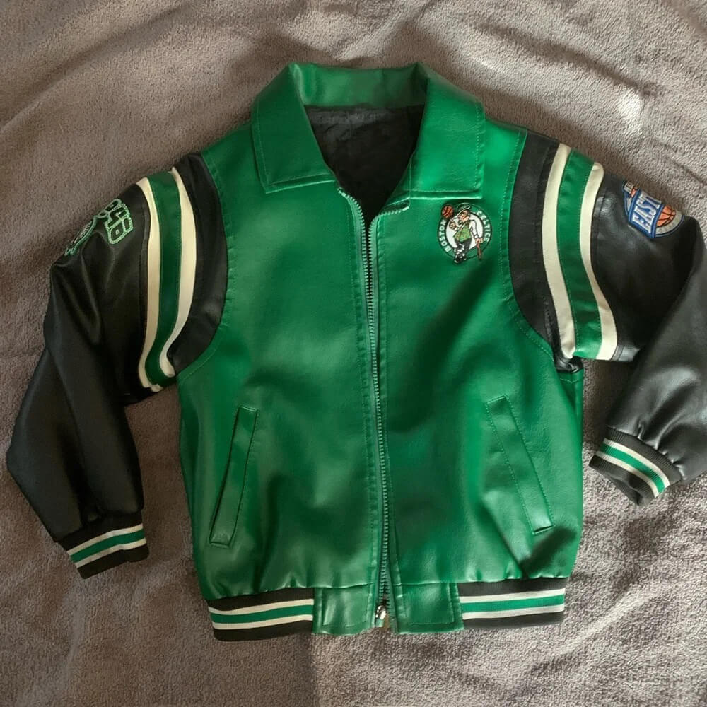 Vintage Boston Celtics 46 NBA 4 Her Jean Jacket Size M NEW 