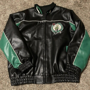 Vintage 80's Starter NBA BOSTON CELTICS Basketball Coat SATIN WARM UP Jacket  S