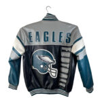 Vtg NFL Team Philadelphia Eagles Leather Jacket