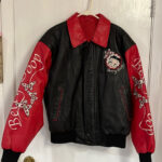 Betty Boop American Toons Leather Bomber Jacket