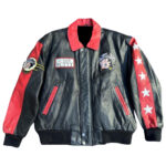 Betty Boop Biker EZ Rider Red Black Leather Jacket