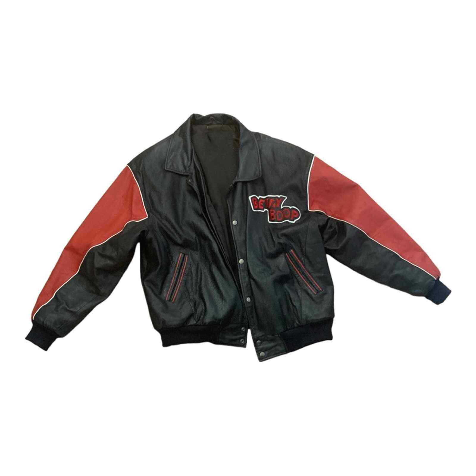 Betty Boop Montana Toons Leather Jacket (2) Betty Boop Montana Toons Leather Jacket
