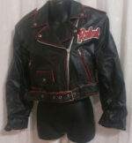 Betty Boop Rebel Multi Color Biker Leather Jacket