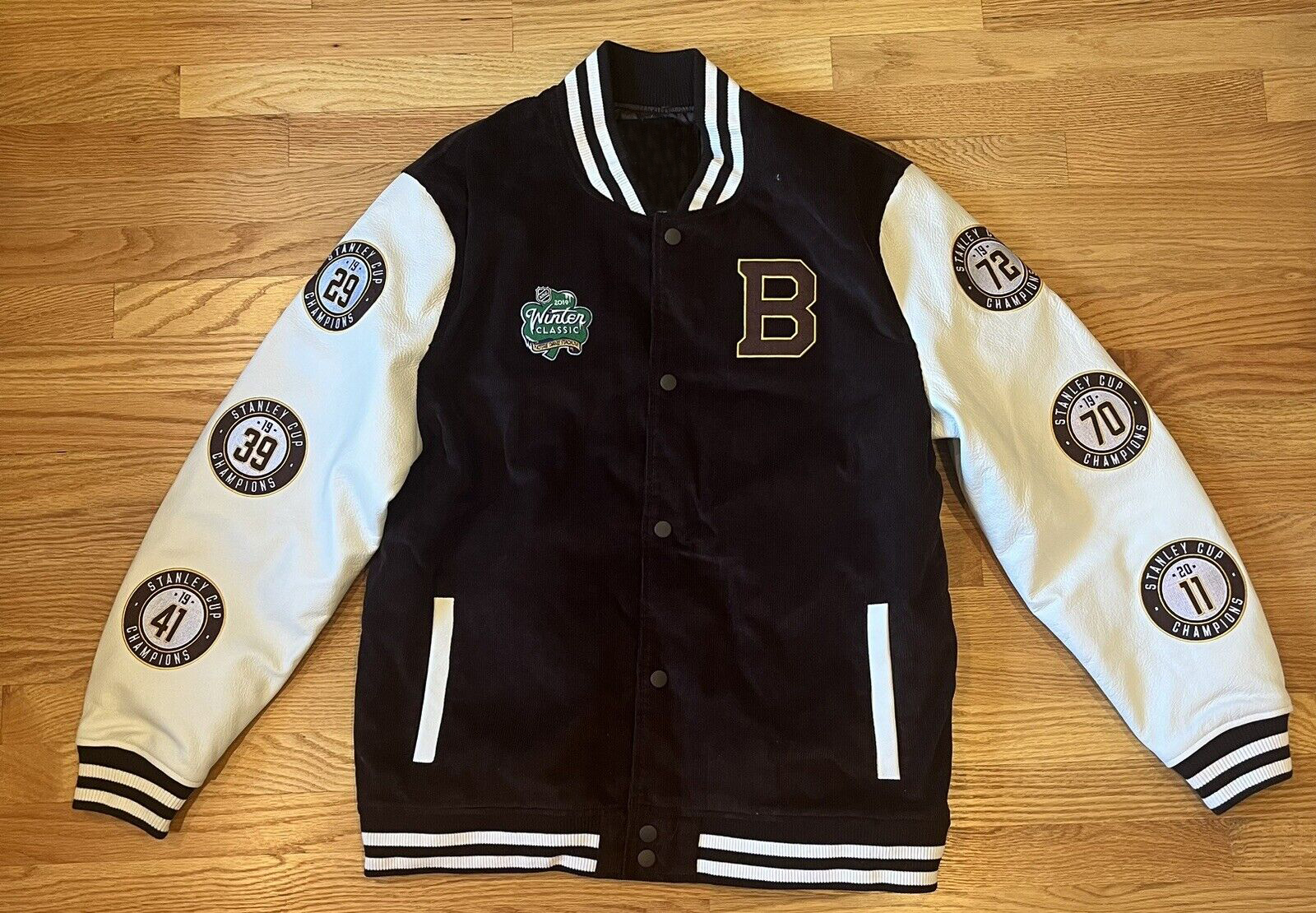 Boston Bruins Stanley Cup Champion Varsity Jacket - Maker of Jacket