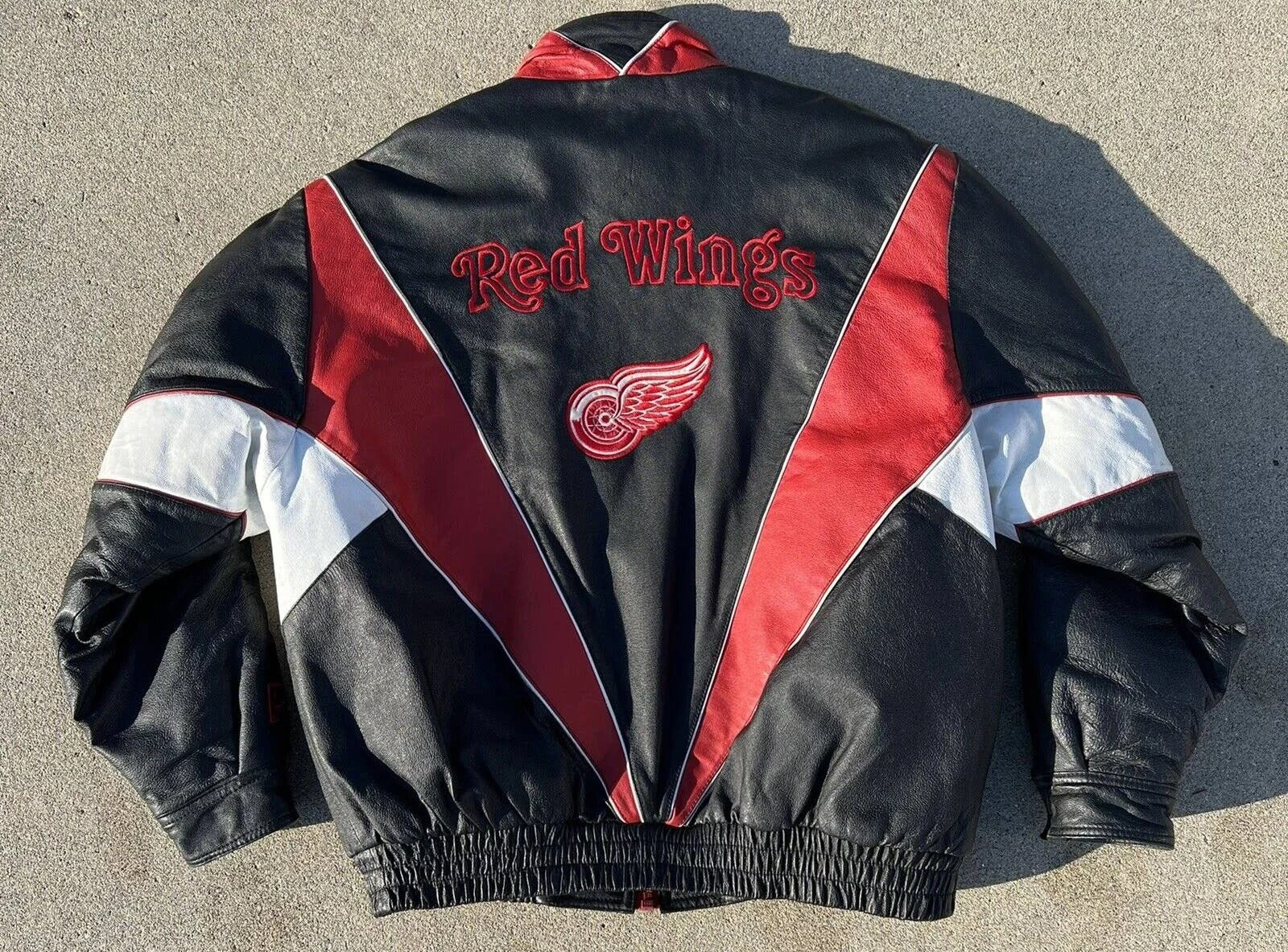 Vintage Starter NHL Detroit Red Wings Snap Up Satin Jacket