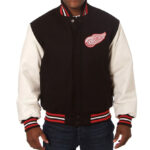 Detroit Red Wings Two Tone Varsity Jacket