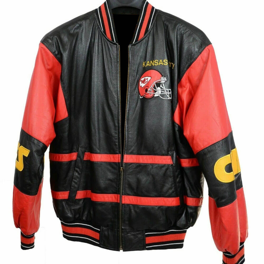 G-III Carl Banks NFL Kansas City Chiefs Leather Jacket (1) G-III Carl Banks NFL Kansas City Chiefs Leather Jacket