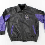 G-III MLB Team Colorado Rockies Leather Jacket