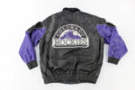 G-III MLB Team Colorado Rockies Leather Jacket