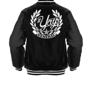 General Yay Black Diamond Logo Varsity Jacket