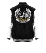 General Yay Black Gold White Diamond Varsity Jacket