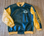 Green Bay Packers Green And Yellow Leather Jacket