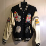 Hysteric Et Vous Black Cream Varsity Jacket