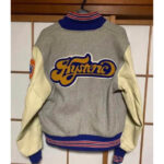 Hysteric Glamour 666 Grey Bomber Varsity Jacket