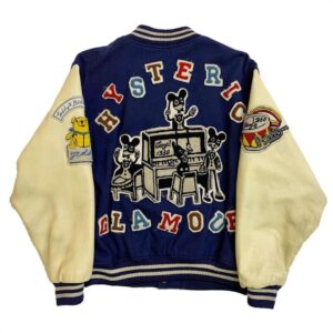 Hysteric Glamour Blue Bomber Varsity Jacket