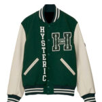 Hysteric Glamour Green No Evil Varsity Jacket