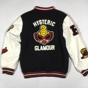 Hysteric Glamour Mini Baby Black White Varsity Jacket