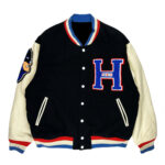 Hysteric Glamour Paris Black Bomber Varsity Jacket
