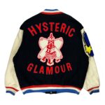 Hysteric Glamour Paris Black Bomber Varsity Jacket