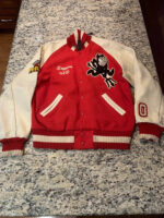 Hysteric Glamour Red Shibuya Devil Varsity Jacket