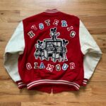 Hysteric Glamour Red White Bomber Varsity Jacket