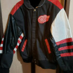 Jeff Hamilton Detroit Red Wings Varsity Jacket