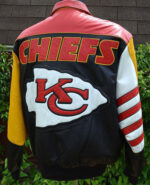 Jeff Hamilton NFL Kansas City Chiefs Leather Jacket