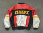 Kansas City Chiefs Zip-Up Leather Jacket