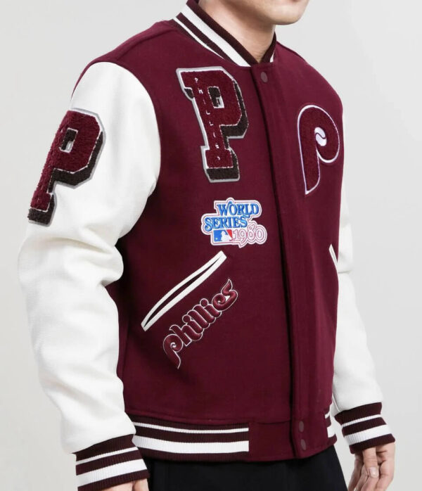 MLB Philadelphia Phillies Logo Varsity Jacket
