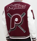 MLB Philadelphia Phillies Logo Varsity Jacket