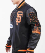 MLB San Francisco Giants Logo Varsity Jacket