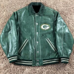 NFL Football Team Green Bay Packers Leather Jacket