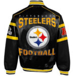 NFL Pittsburgh Steelers Football Team Leather Jacket