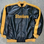 NFL Pittsburgh Steelers Team Leather Varsity Jacket