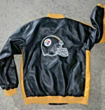 NFL Pittsburgh Steelers Team Leather Varsity Jacket